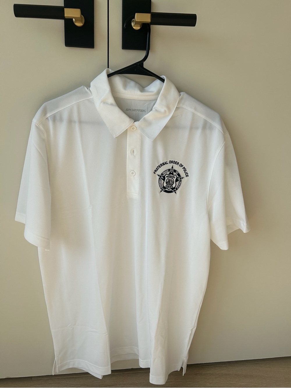 Sport-Tek White Men's Polo Shirt with Classic Collar